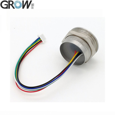 GROW KS200+R503 4*AA Battery or DC3.7V-6.5V Ring Indicator Light Door Access Control Capacitive Fingerprint Access Control Board