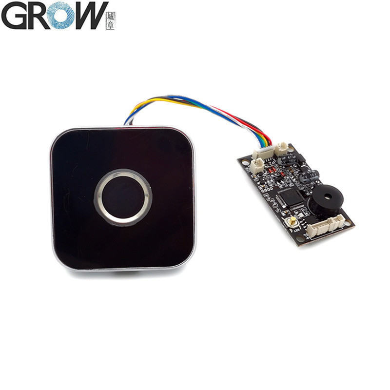 GROW KS200+R502-AW 4*AA Battery or DC3.7V-6.5V Motor Output Fingerprint Access Control Board For Door Lock Hotel Office