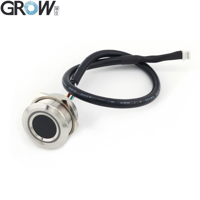GROW R503PRO UART USB 1500 Kapazität Runde RGB LED Steuerung DC3.3V Kapazitiver Fingerabdrucksensor