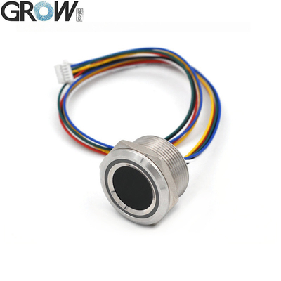GROW R503-M22 DC3.3V 200 Kapazität Runder RGB Ring Indikator LED Steuerung Kapazitiver Fingerabdruckmodul Sensor Scanner