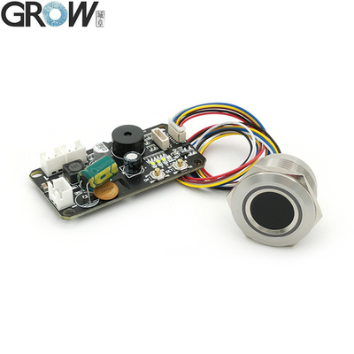 2 Relais Rundes optisches Fingerabdrucksensormodul DC 30-75V mit hoher Geschwindigkeit