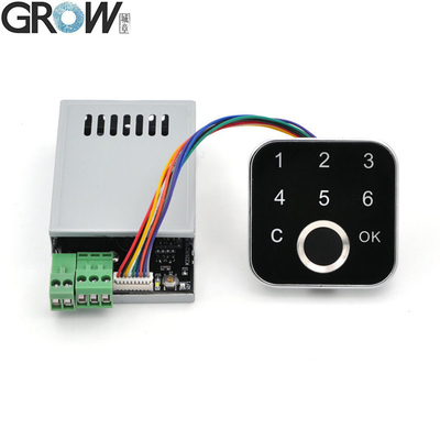 GROW K226+G16 DC10-30V Admin/Benutzer Fingerabdruck Passwort Zugangskontrollplatine 4 Relais-Ausgabemodus für Türzugangskontrollsystem