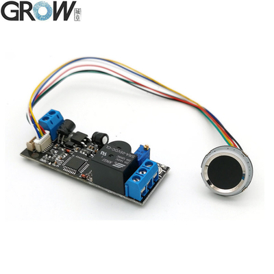 GROW K202+R502-A DC12V Niedriger Stromverbrauch Fingerabdruck-Zugriffssteuerung+R502-A Kleinring LED-Fingerabdruckmodul
