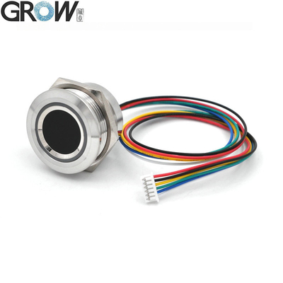 GROW R503-5V RGB LED DC5V UART Schnittstelle MX1.25-6pin Wasserdichtes Kapazitives Fingerabdruckmodul Sensor Scanner Für Arduino Android
